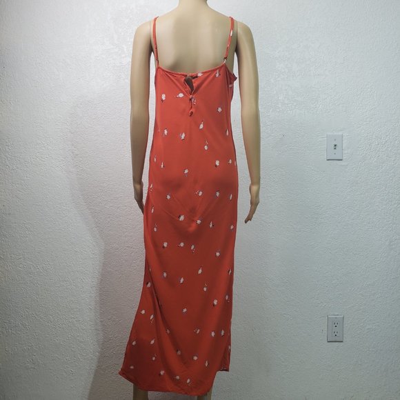 O'Neil Floral Maxi Midi dress with Spaghettis Straps - Picture 4 of 5